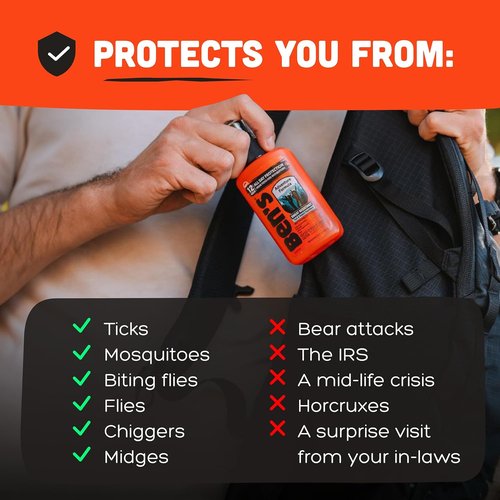Ben's Adventure Formula - Long-Lasting Tick & Mosquito Repellent - 20% Picaridin Spray - 3.4 oz (3 Pack)