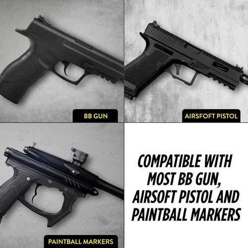 Guard Dog Security CO2 Cartridges - 8 Gram & 12 Gram Non-Threaded for BB Guns & Airsoft Pistols