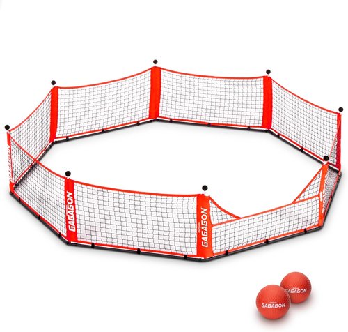 GoSports Gaga Ball Pit - Portable 10 ft, 15 ft, or 20 ft Indoor/Outdoor Fun for Schools & Camps