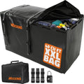 Mockins 40 CuFt XXL Trailer Hitch Cargo Carrier Bag - Waterproof, All-Weather Vinyl | 70"x30"x33" with Straps & Lock