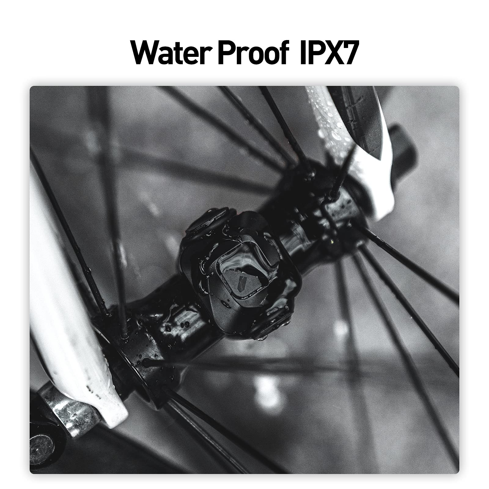 XOSS Vortex Cadence/Speed Sensor ANT+/Bluetooth 4.0, Outdoor/Indoor Wireless IPX7 Dual Modes Bike Computer RPM Sensor for Road Bike/Spinning Bike/MTB Compatible with Wahoo Fitness/Zwift/Strava
