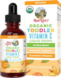 MARYRUTH'S Organic Toddler Vitamin C Drops for Immunity | Ages 1-3 Years | 15 mg Per Serving | Vitamin C for Immune Support & Overall Health | Vegan | Sugar Free | Gluten Free | Non-GMO | 30 Servings