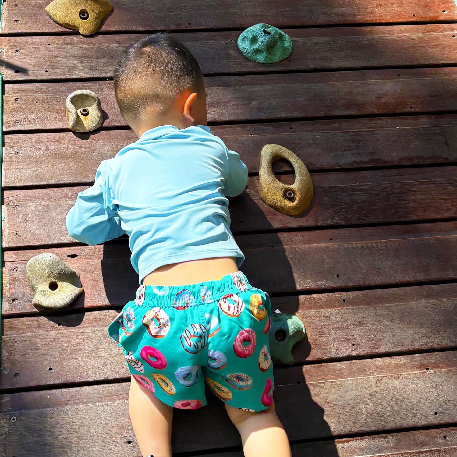 Skiennix Boys' Swim Trunks - Stylish Toddler Swimsuit Shorts for Summer Fun