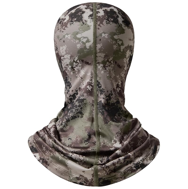 Grunge Camo UPF 50+ Neck Gaiter, Breathable Quick-Dry Face Mask for Men & Women
