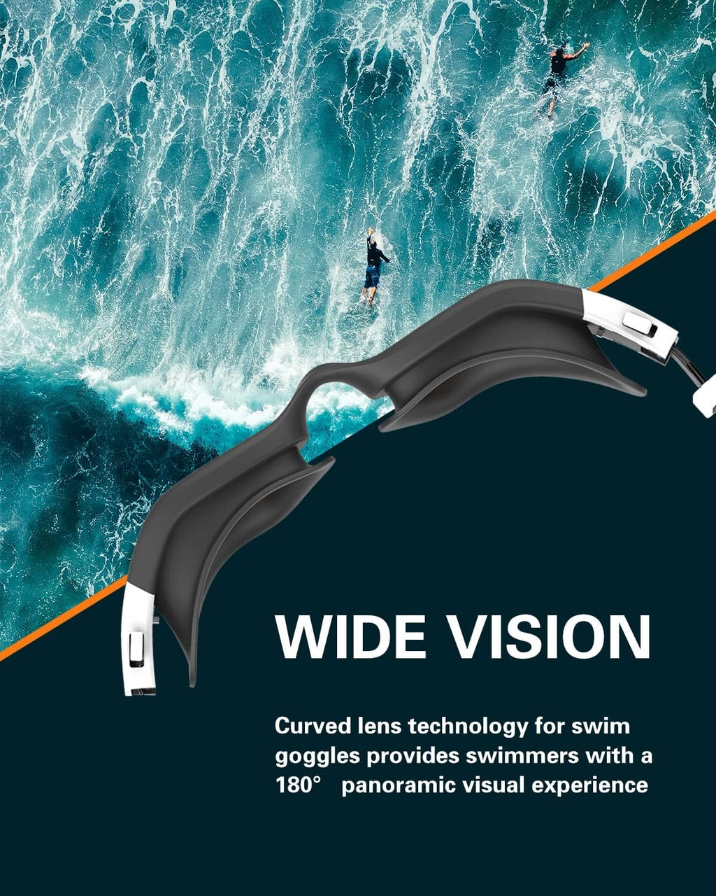 Polarized Swim Goggles by [Brand Name] - Anti-Fog & UV Protection for Men and Women