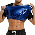 Skiennix Sauna Shirt for Men - Short Sleeve Sweat Compression T-Shirt for Gym Workouts