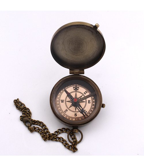 Engraved Compass – So You Can Always Find Your Way Back Home – Gift for Boyfriend, Husband, Son, Groom – Anniversary, Graduation, Birthday Gift for Him or Her