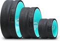 Skiennix Yoga Wheel - 3 Pack Back Roller for Pain Relief & Deep Tissue Massage | Ideal for Stretching