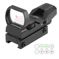ESSLNB Red Dot Scope 4 Reticles Gun Sight Scope Reflex Sight for Airsoft Guns Pistol Shotgun with 20/22mm Picatinny Rail Mount (Black Sight Scope)