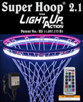 Super Hoop 2.1 Basketball Hoop Light - Interactive Shot & Rebound Sensing Neon LED System