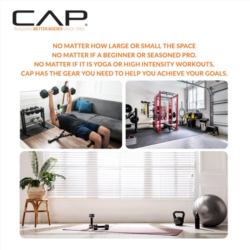 CAP 12.5 lb Pair ADJUSTABELL Adjustable Dumbbell with Contoured Full Rotation Handle, Honeycomb Design, Black