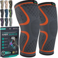 Modvel Compression Knee Brace - 2-Pack Support Sleeves for Running & Pain Relief | Ideal for Meniscus Tear & ACL