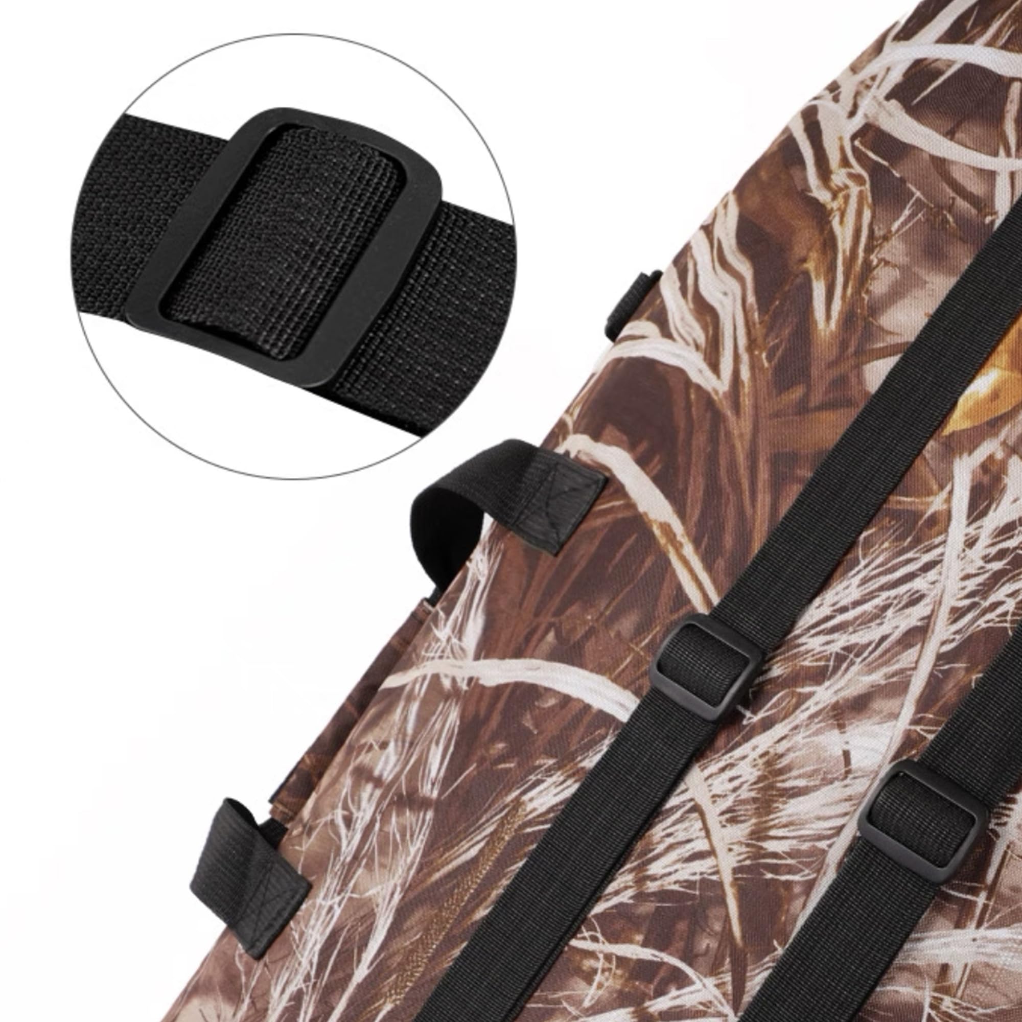 RQG Compound Bow Case, 37.5 inch Soft Bow Case for Compound Bow Bag Holder Lightweight with Multiple Pockets for Archery Hunting, Tip-to-Tip Length < 35.5in, Hand/Shoulder/Back Carry