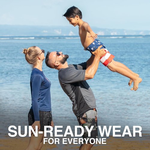 Kanu Surf Boys' Echo Quick-Dry Swim Trunks - UPF 50+ Sun Protection | Comfortable Fit