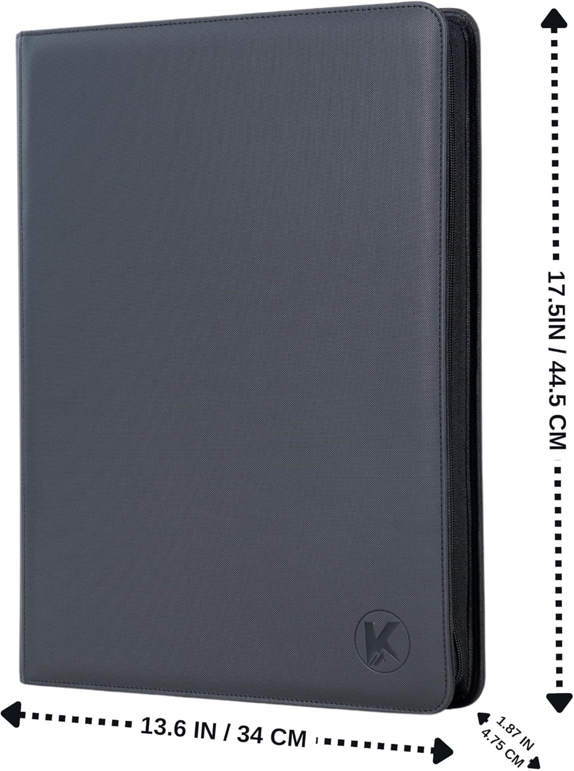 Skiennix 1000+ Pockets Trading Card Binder - 16-Pocket Album for MTG & Sports Cards | Black