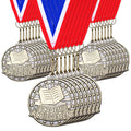 Quelay 30 Pcs 2'' Medals for Awards Winner Bulk with Neck Ribbons Metal Trophy Award Prize Gift for Kids Students Adults School Graduation Participation Competitions(Academic Achievement)