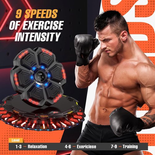 2026 Professional Music Boxing Machine - 9 Intelligent Training Modes & Ultra-Stable Bluetooth Connectivity