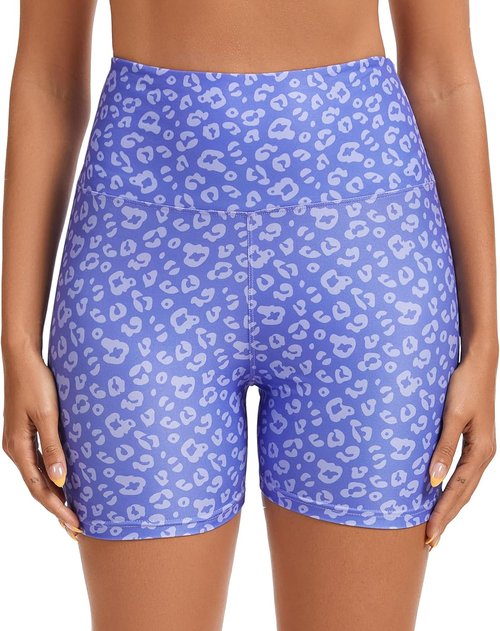 FULLSOFT High Waisted Biker Shorts for Women - Tummy Control Athletic Yoga & Gym Shorts