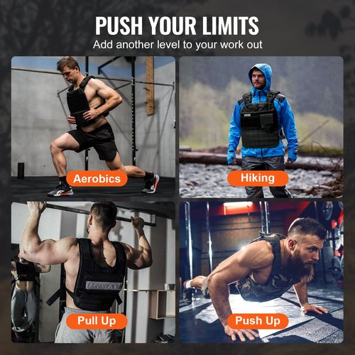 VEVOR Curved Weight Vest Plates, 8.75 LB Pairs, Premium Steel Weighted plates, Contoured Ergonomic Fit – WODs, Additional Weight for Weight Vests, for Strength Training, Running, Heavy Workouts