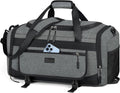 IGOLUMON Gym Bag - 40L Water-Resistant Sports Duffel with Shoe Compartment & Wet Pocket - Gray