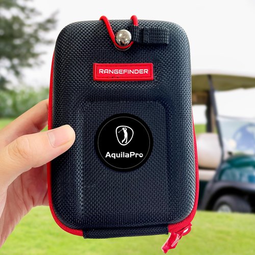 AquilaPro Mini4 Golf Rangefinder and Rangefinder Case