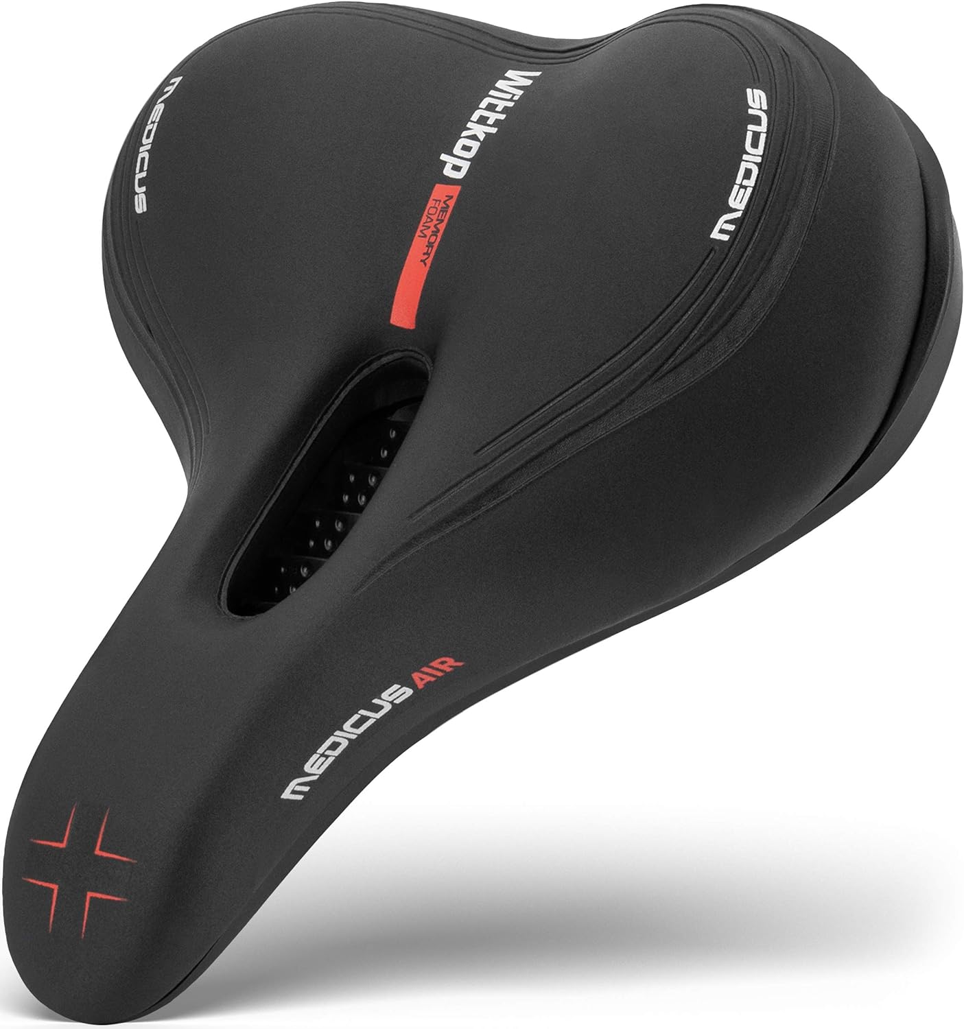 Wittkop Bike Seat - Waterproof Bicycle Saddle with 5-Zone Comfort Design | Fits BMX, MTB & Road Bikes