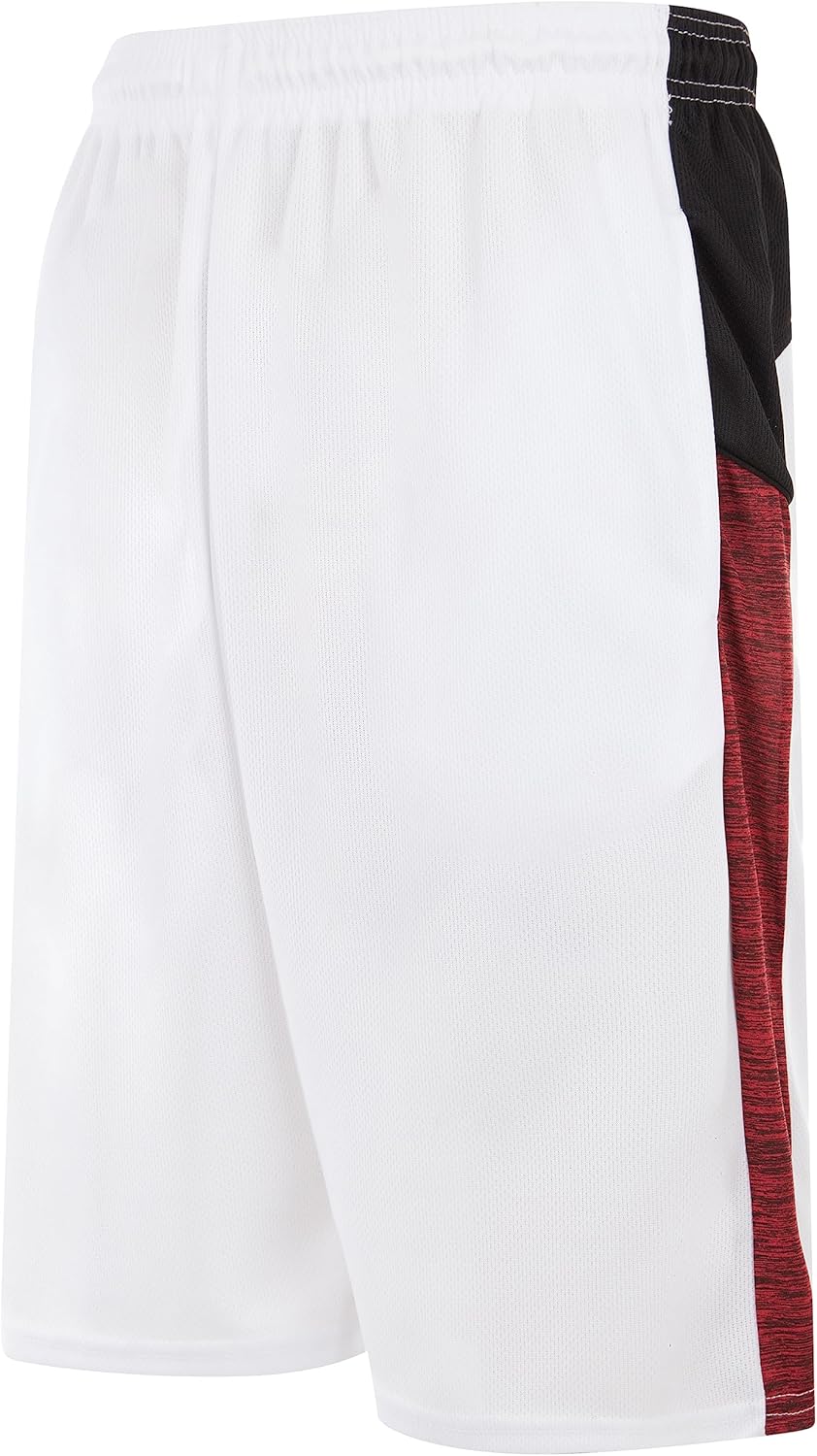 Skiennix Men's Basketball Shorts - Active Athletic Performance Gym Shorts with Pockets | 4 Pack
