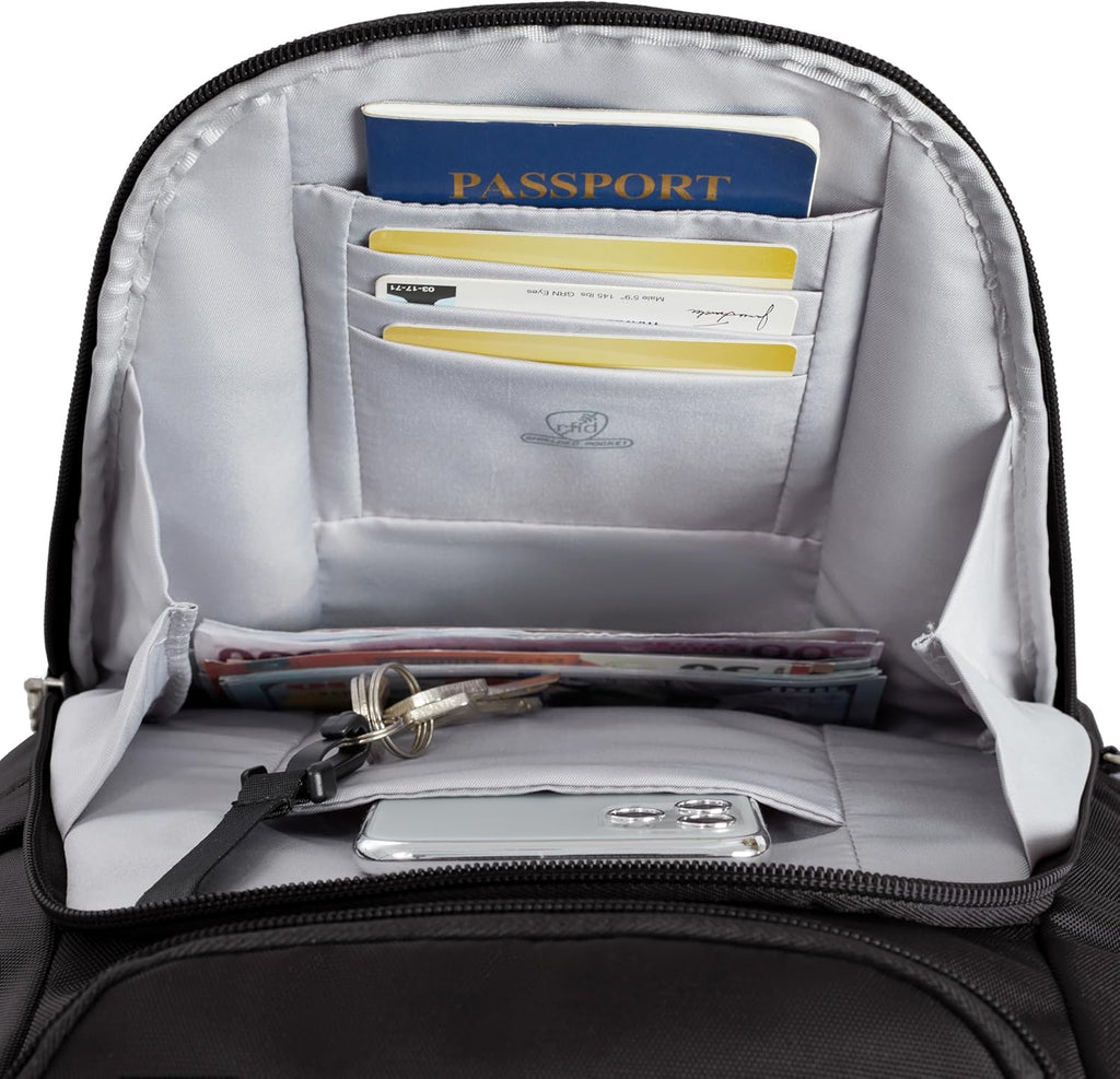 Travelon Anti-Theft Classic Backpack - Secure Design with Multiple Pockets | Ideal for Travel
