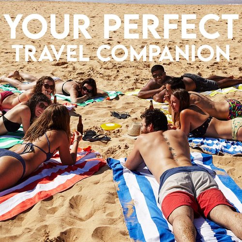 Dock & Bay Beach Towel - Quick Dry & Sand Free - Compact & Lightweight - Large Cabana Ipanema Orange (160x90cm)