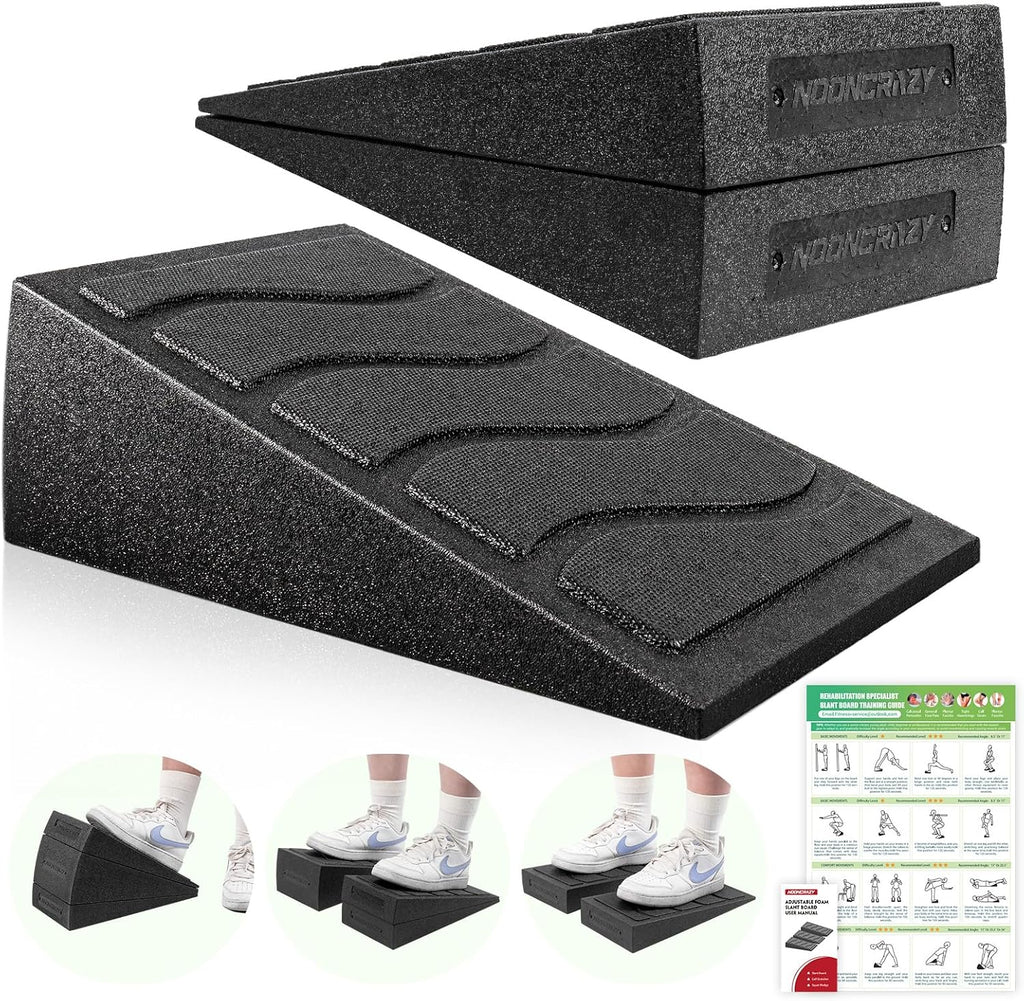Slant Board | Adjustable Calf Stretching Incline Board - 5 Angles, 480 lbs Capacity for Yoga & Physical Therapy