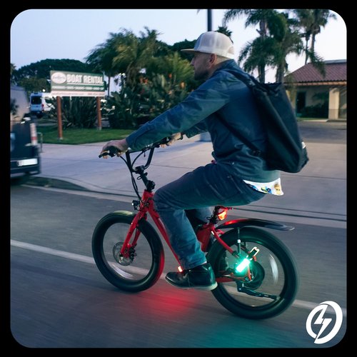 ShredLights SL-FX Underglow LED Light for Electric Skateboards, Longboards, Scooters, E-Bikes | Full RGB, 11 Light Modes, Adhesive Mount | Single Pack