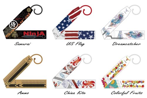 CRAZY FOXS Wrist Wraps for Powerlifting, Strength Training, Bodybuilding, Cross Training, Weightlifting, Available in Multiple Designs (China Kite)