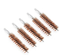 BOOSTEADY Gun Cleaning Brush Set - 5 Pcs Phosphor Bristle for Pistol & Shotgun | Includes 50 Multi-Caliber Patches