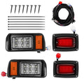 CartClan Club Car DS LED Light Kit, Golf Cart Factory Style Headlight and Taillight Kit Suitable for 1993-Up Club Car DS Golf Carts, OEM# 101988002 101988001