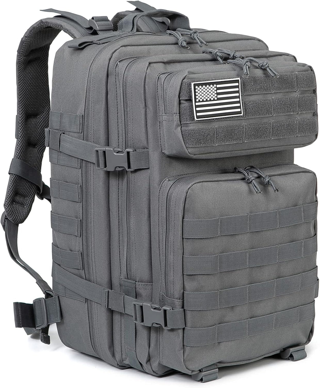 QT&QY Military Tactical Backpack - 45L Molle Army Assault Pack for Hiking & Trekking | Bug Out Bag