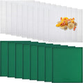 Green 8 Pcs Silicone Dehydrator Sheets & 10 Pcs Mesh Mats - Non-Stick, Reusable for Fruit Leather, Jelly & Snacks (Variation: Green)
