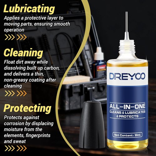 Gun Cleaning Oil by [Brand Name] - Premium Lubricant & Cleaner for Firearm Maintenance | 1 oz Needle Oiler