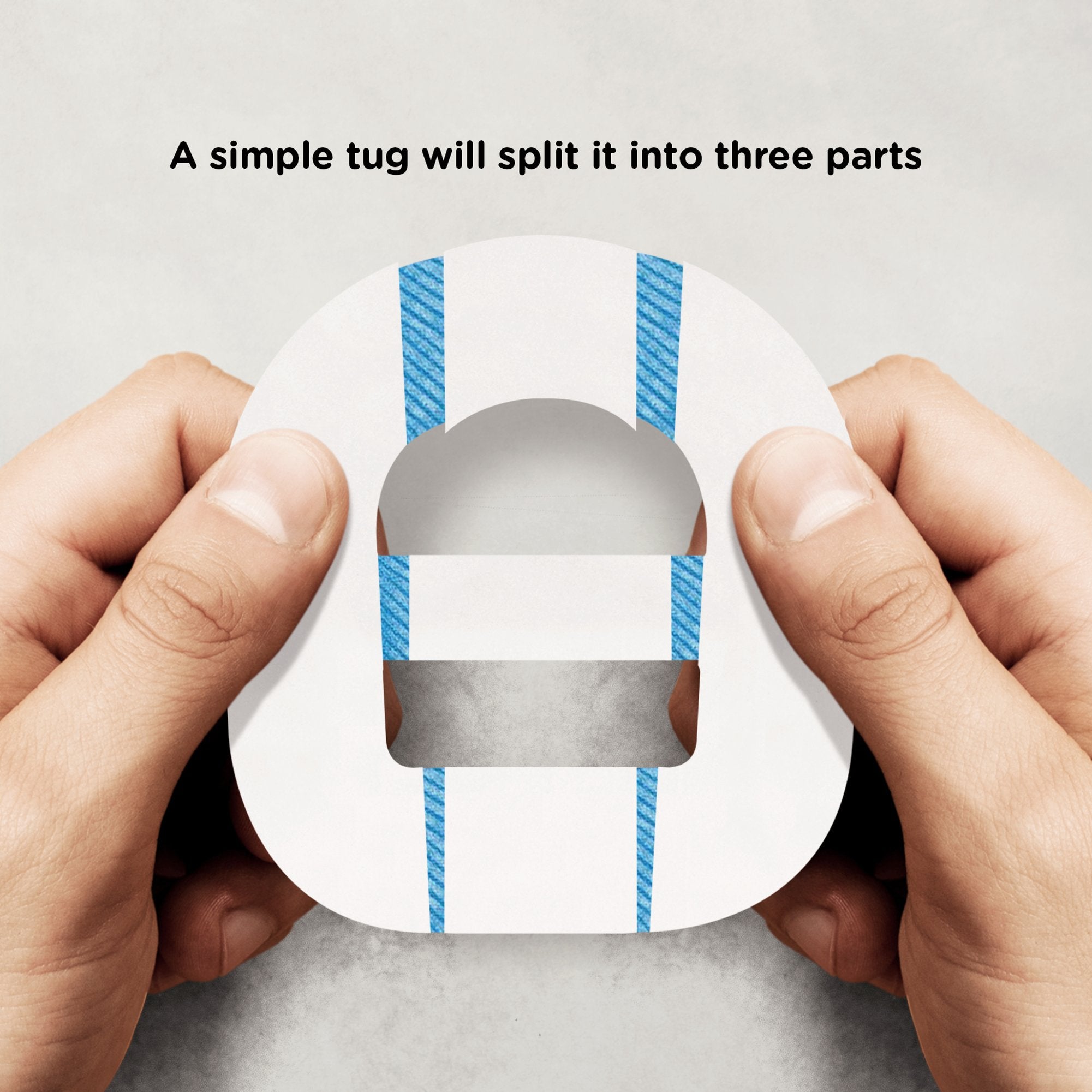 SIMPATCH Adhesive Patch for Omnipod with Strap - Pack of 25 (Tan)