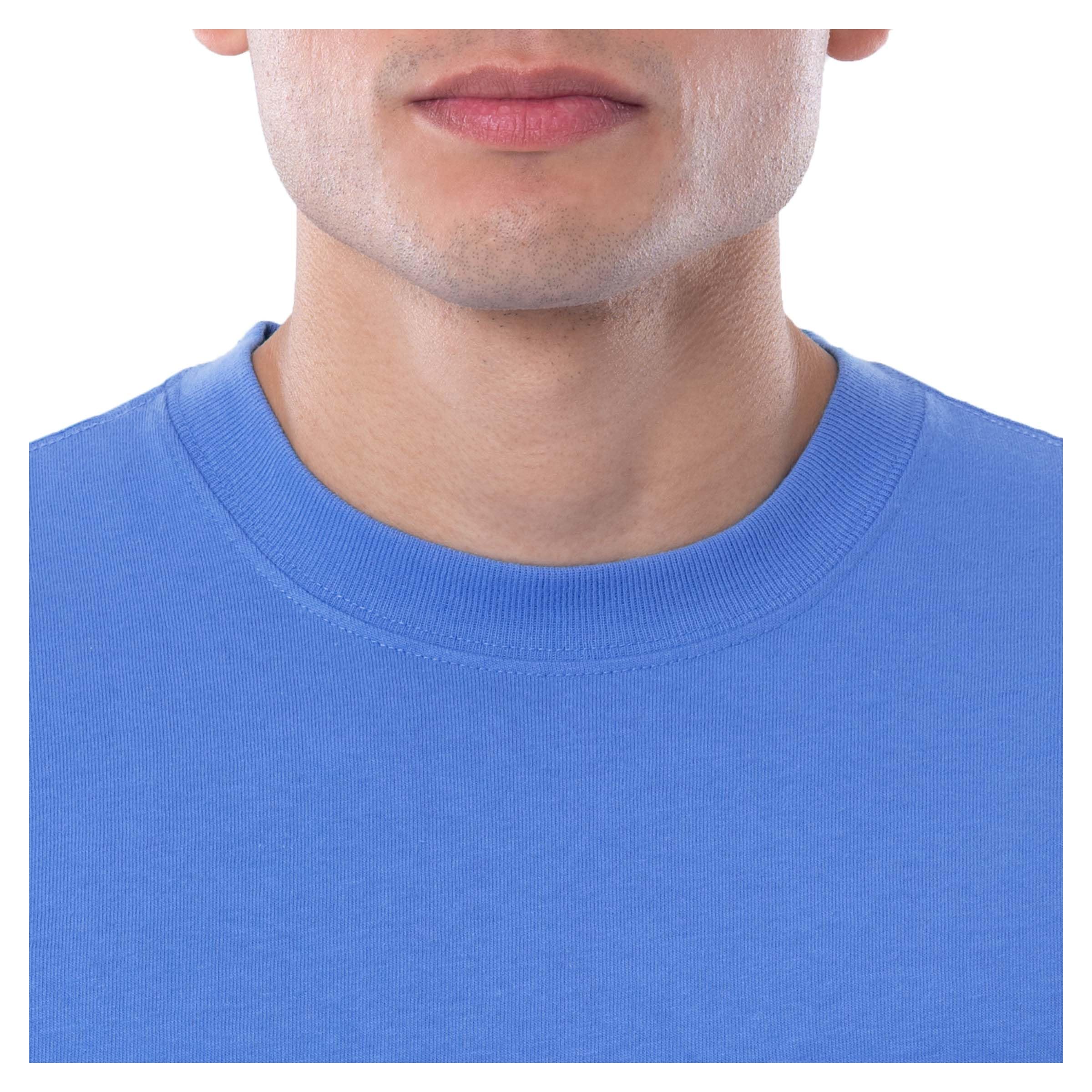 Guy Harvey Men’s Offshore Fish Collection Short Sleeve Pocket T-Shirt, Azure Blue/Horizon, X-Large