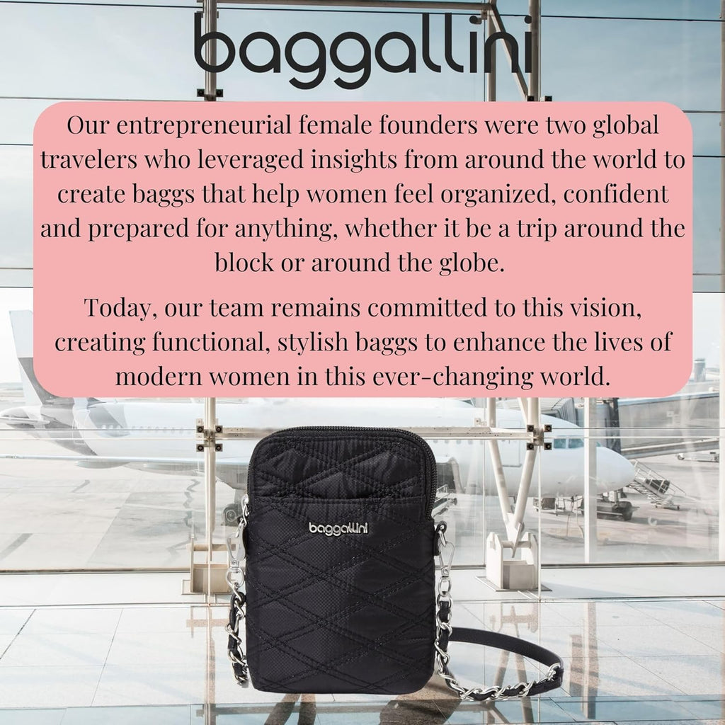 Baggallini RFID Bryant Crossbody Bag - Stylish & Functional | New Classic Collection