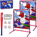 JoyCat Baseball Games for Kids - Adjustable Height T-Ball Practice Equipment with 4 Soft Balls