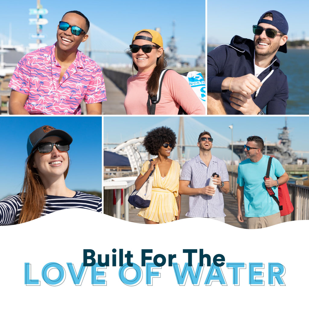 Rheos Amelia Floating Polarized Sunglasses | 100% UV Protection | Boating & Fishing | Water Sports | Anti-Glare (Tortoise | Smoke)