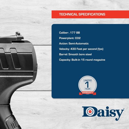 Daisy Powerline 426 Air Pistol - High-Powered Performance | Compact Design for Precision Shooting