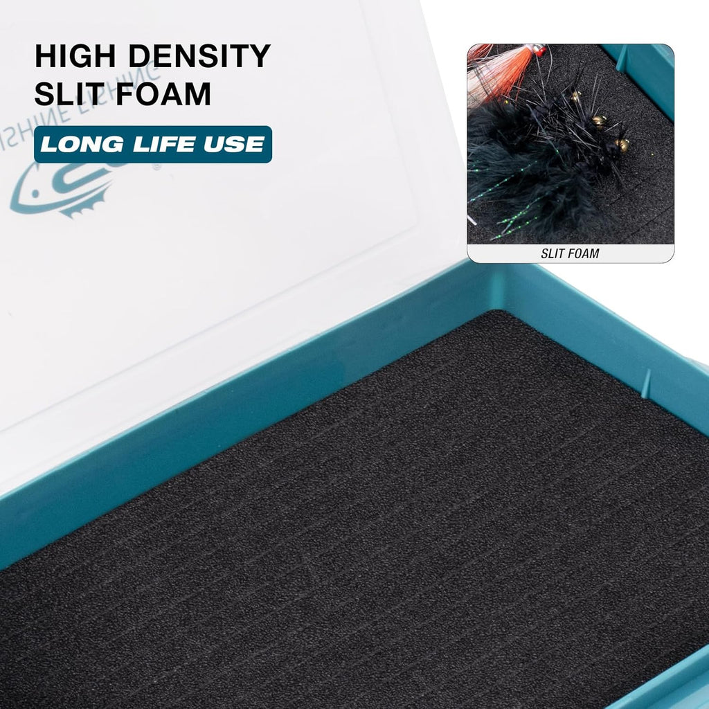 SF Fishing Tackle Box - 3600 Slit Foam Case for Jigs, Hooks & Spinners | Durable Storage Solution
