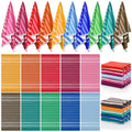 EBOOT 10 Pack Oversized Beach Towel Set Extra Large Pool Towels Microfiber Quick Dry Swim Blanket for Adult Women Men Face Hand Body Bath Travel Pool(Lovely Color,28 x 59 Inch,Stylish Stripe)