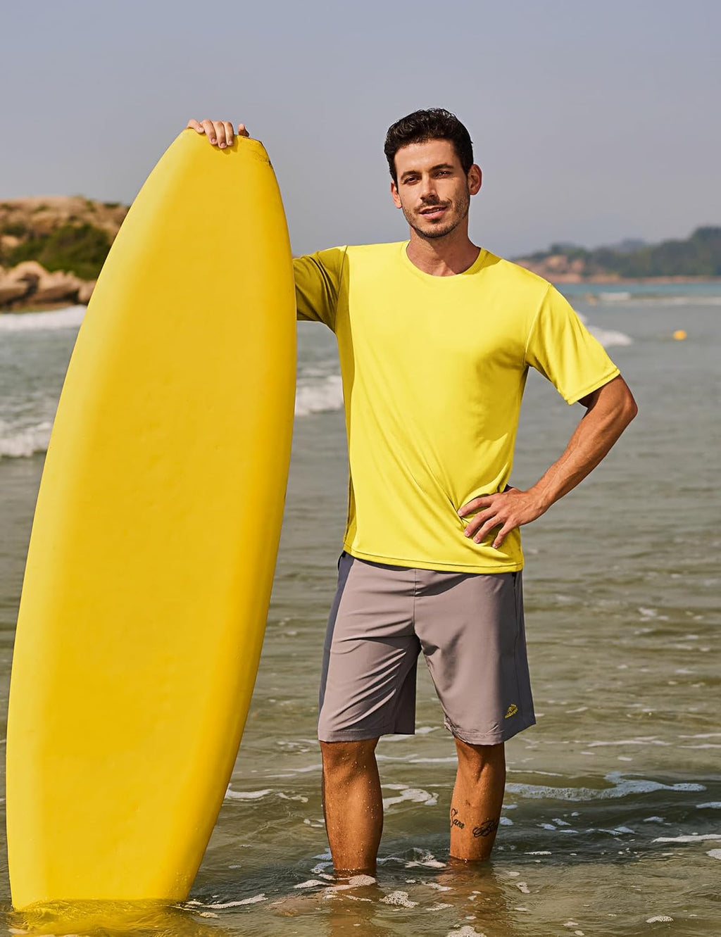 TACVASEN Men's Athletic T-Shirt - Quick Dry Fit for Workout & Sun Protection | UPF 50+ Rash Guard