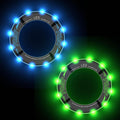 TOSY Flying Ring Bundle - Super Bright 12 LEDs in Blue & Green Colors | Perfect for Outdoor Fun