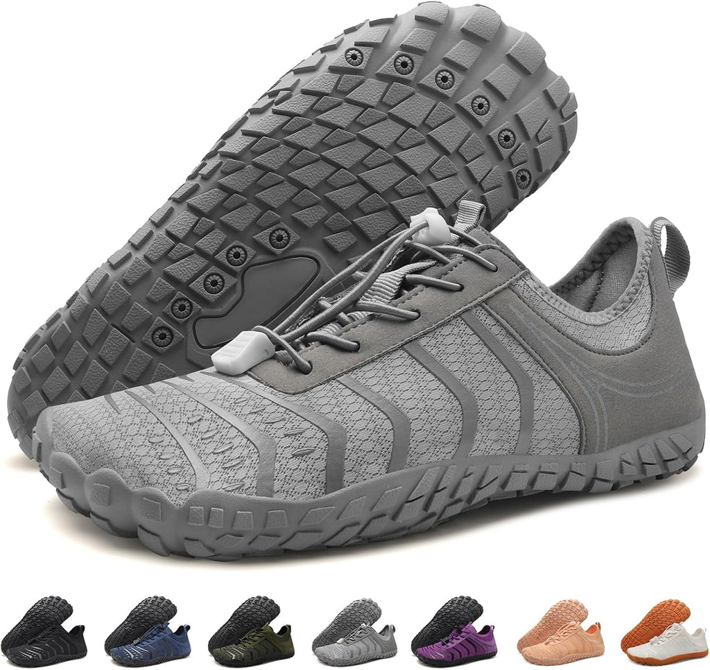 Skiennix Barefoot Hiking Shoes - Comfortable Non-Slip Water Footwear for Men & Women | Wide Toe Box