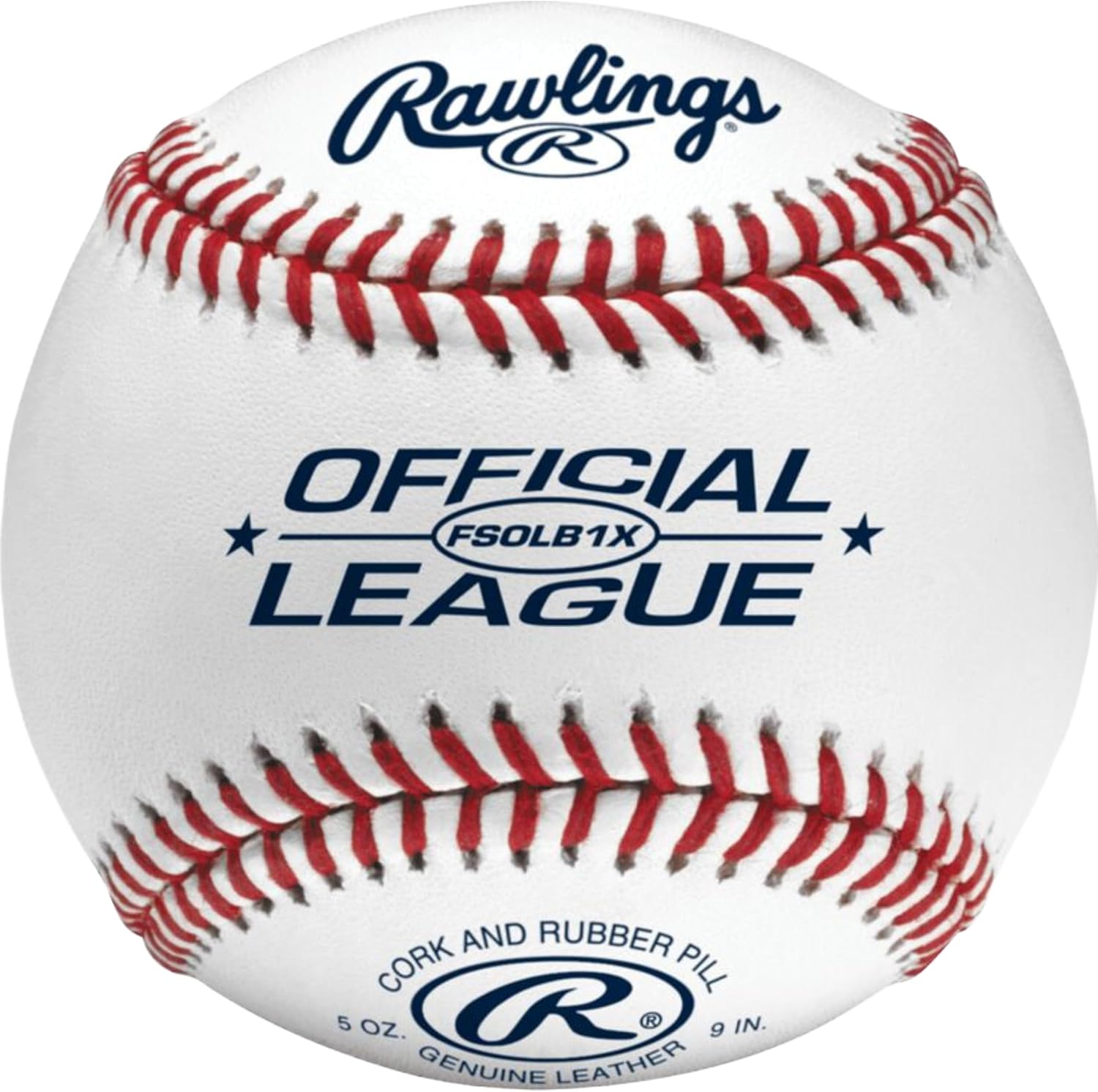 Rawlings Official League Baseballs - Flat Seam Design for Recreational Practice | 12 Count
