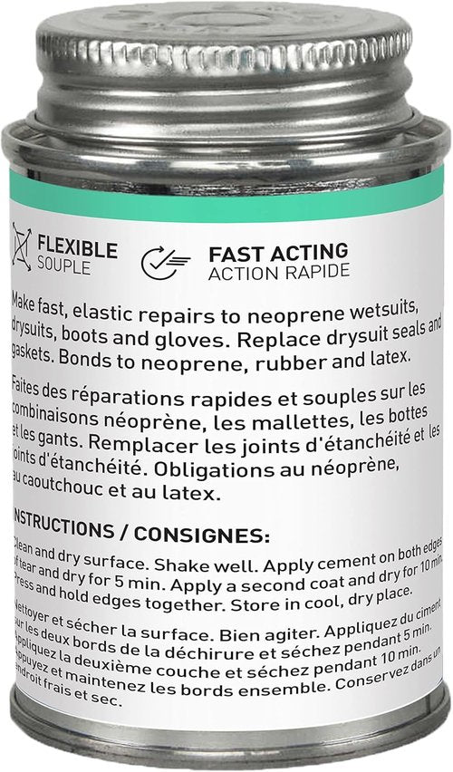 GEAR AID Aquaseal NEO Neoprene Contact Cement - Fast-Drying, Waterproof Adhesive for Wetsuit & Gear Repair